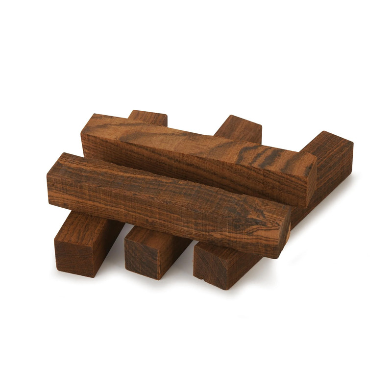 Pen Blank Pack - 3/4" x 3/4" x 5" - 5 Piece - Species:Bocote